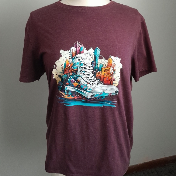 Apt. 9 Other - Sneaker City graphic Tshirt- One of a kind